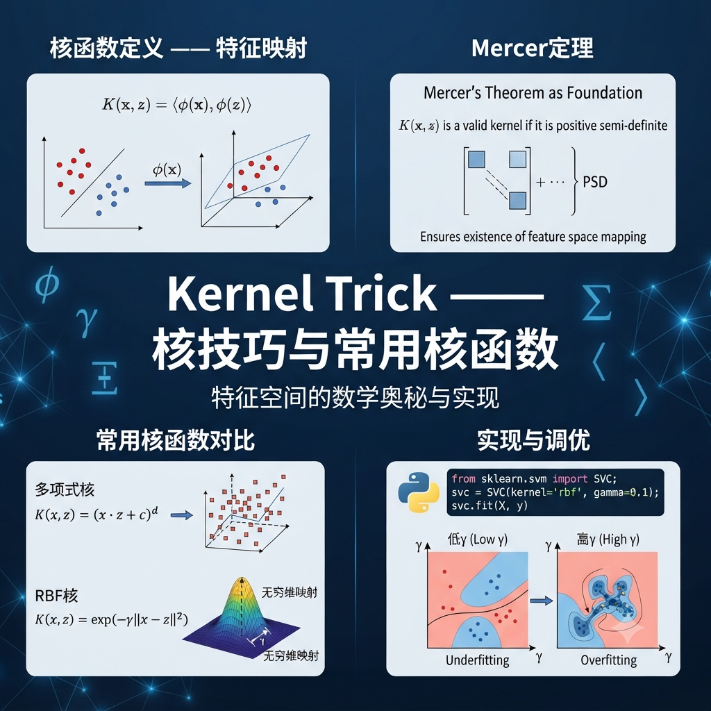 Kernel Trick —— 核技巧与常用核函数