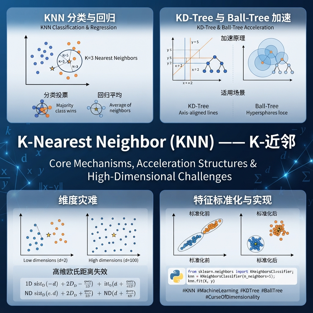K-Nearest Neighbor (KNN) —— K-近邻
